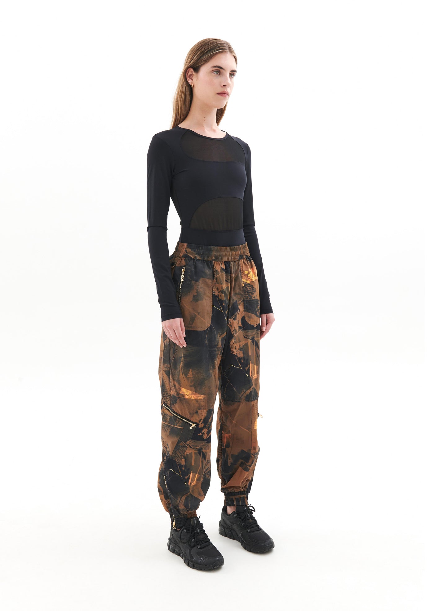 BLOCKHOUSE PANT IN COLLAGE PRINT