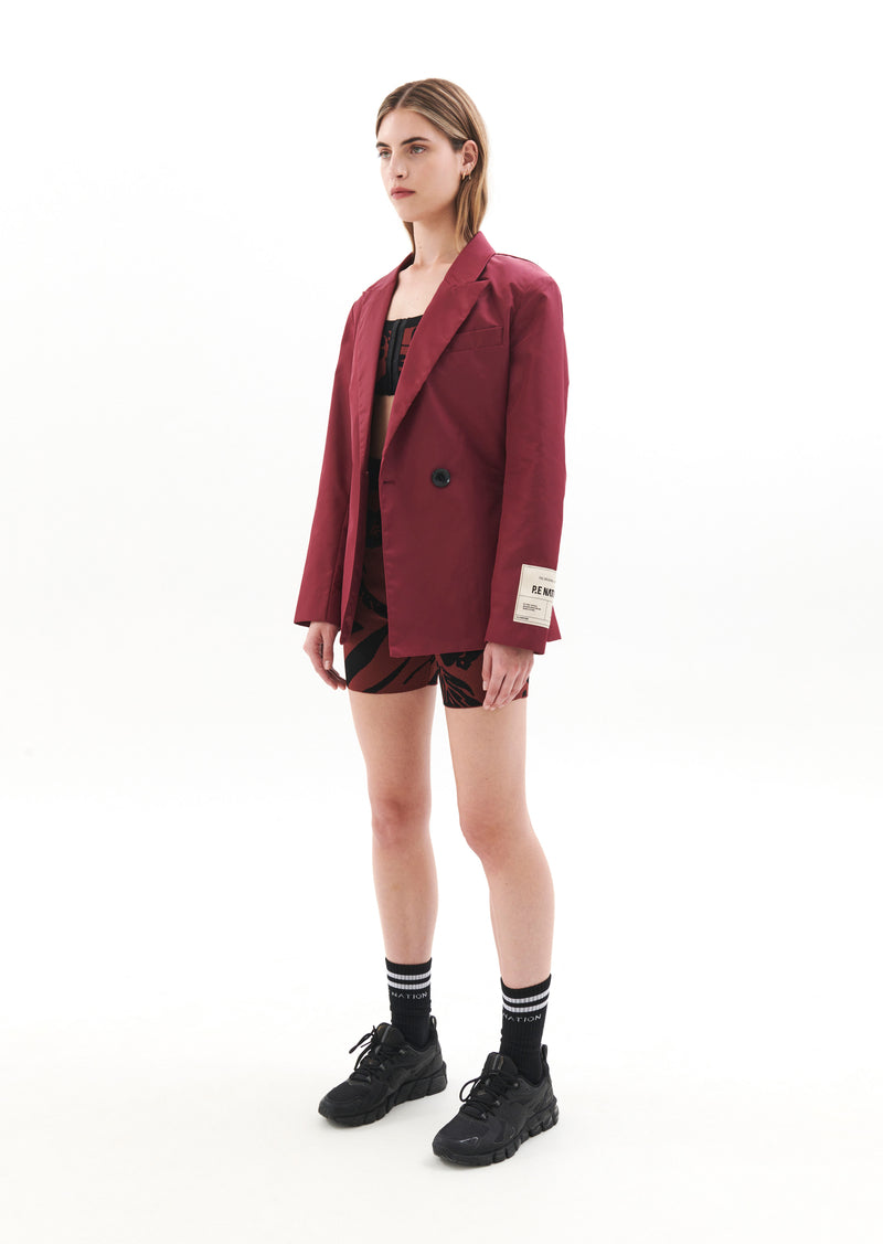 RECONNECT BLAZER IN RUMBA RED