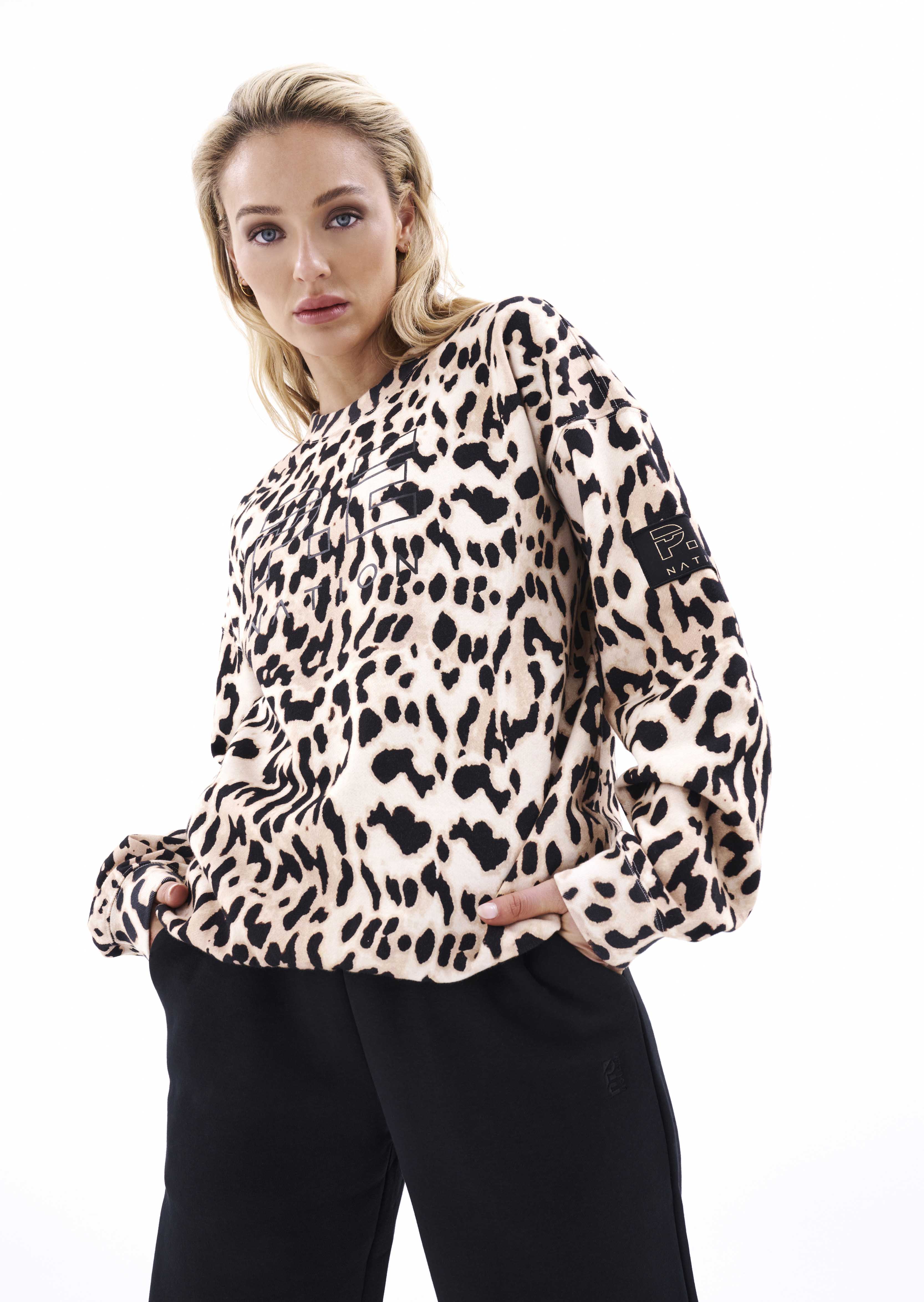 Pursuit Sweat Leopard Print P.E Nation P.E Nation International