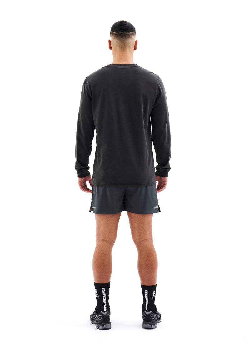 ACE HIGH LS TEE IN BLACK