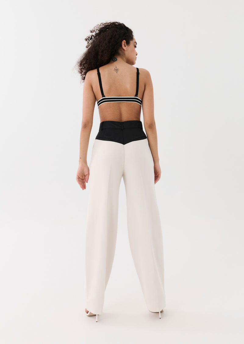 HORIZON PANT IN PEARLED IVORY