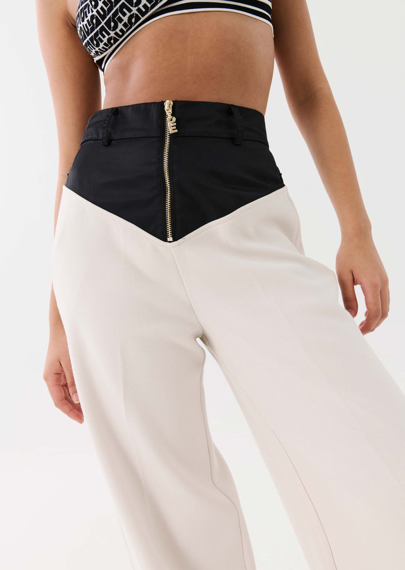 HORIZON PANT IN PEARLED IVORY