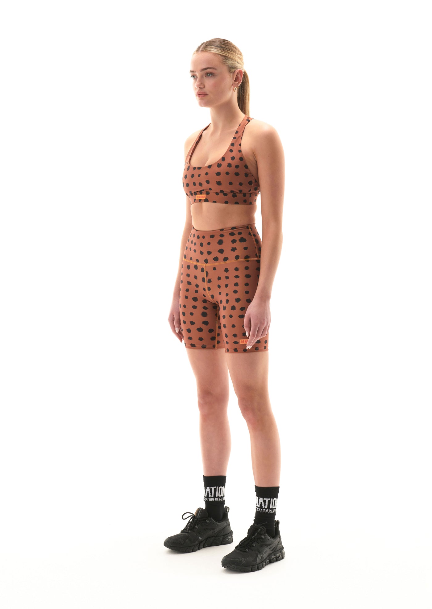 MONTEROSA SPORTS BRA IN ANIMAL SPOT