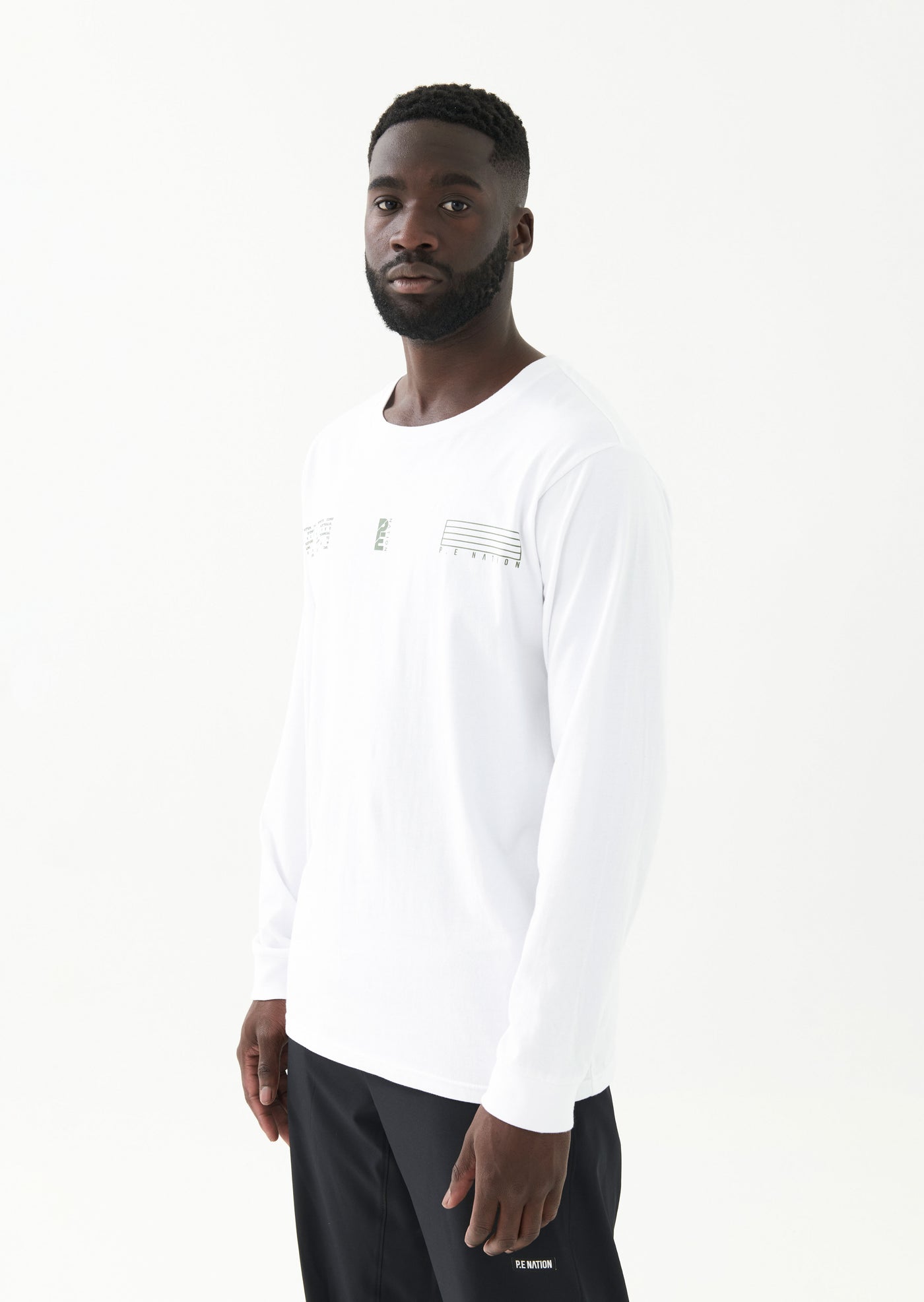 LEVEL LS TEE IN WHITE