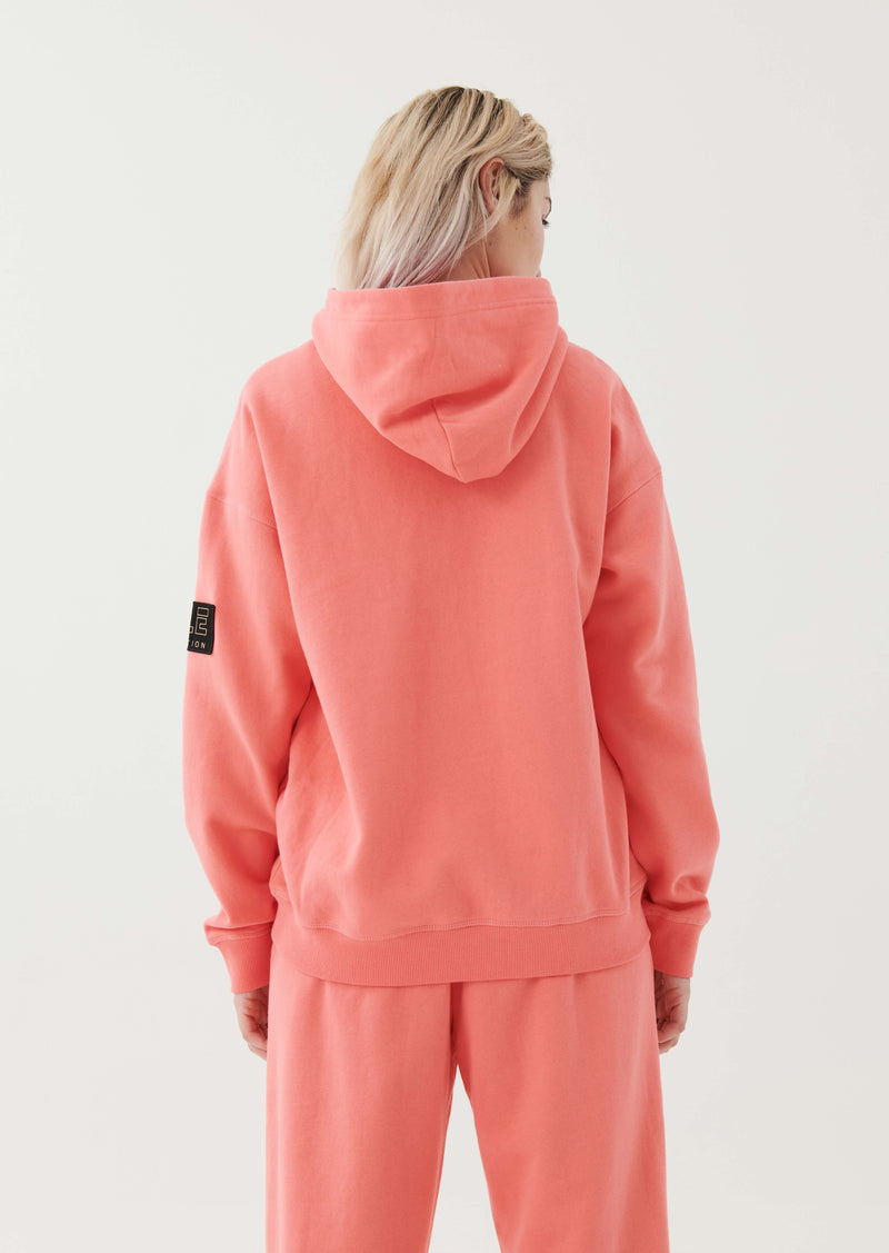ALL AROUND HOODIE IN TROPICAL PINK