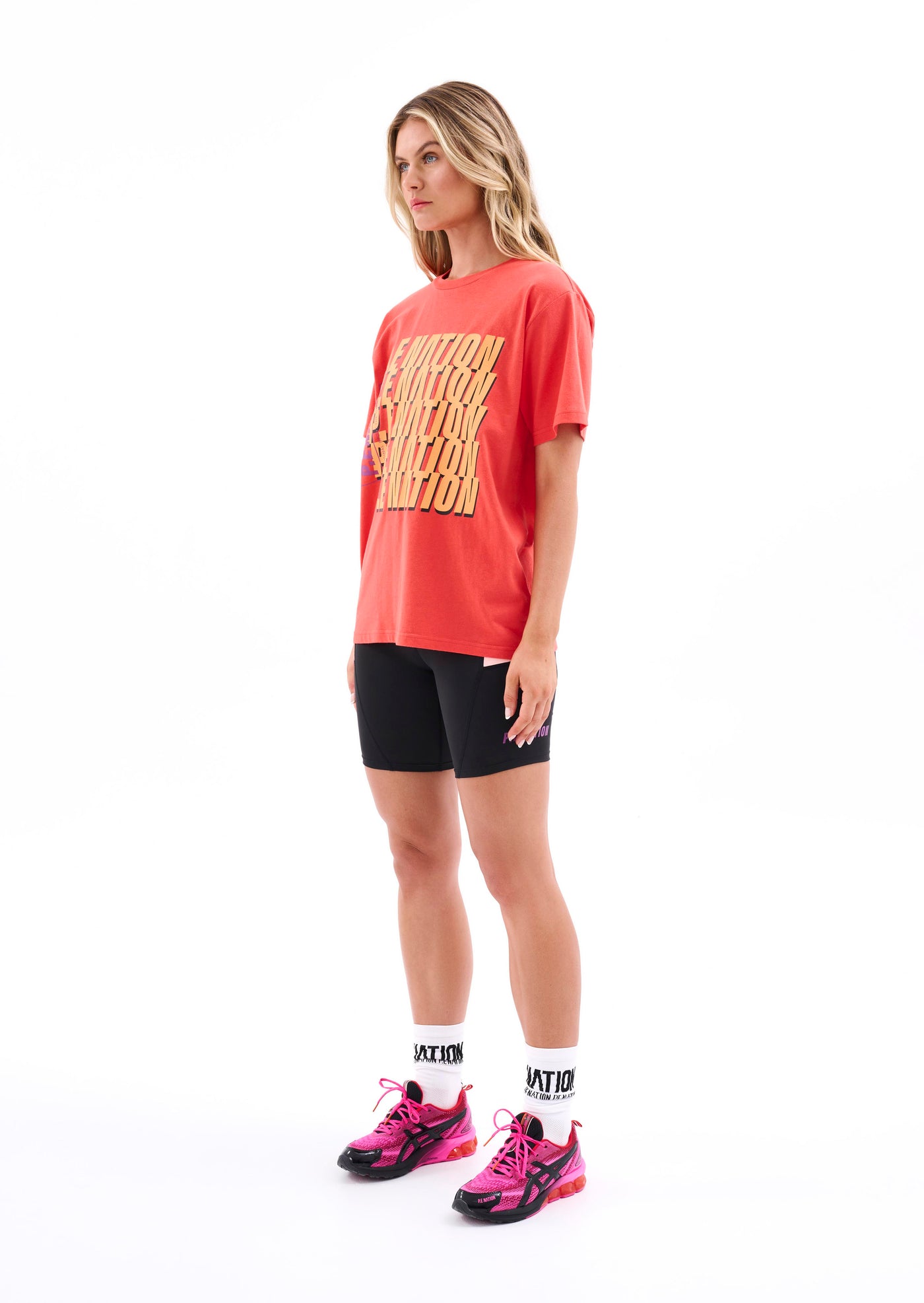 Coral stardust sale nike shirt