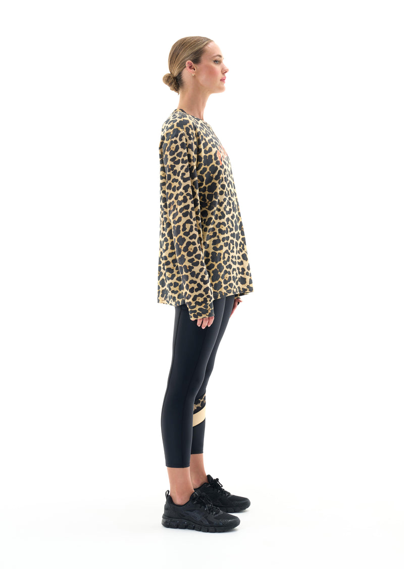 VALLEY LS TEE IN ANIMAL PRINT