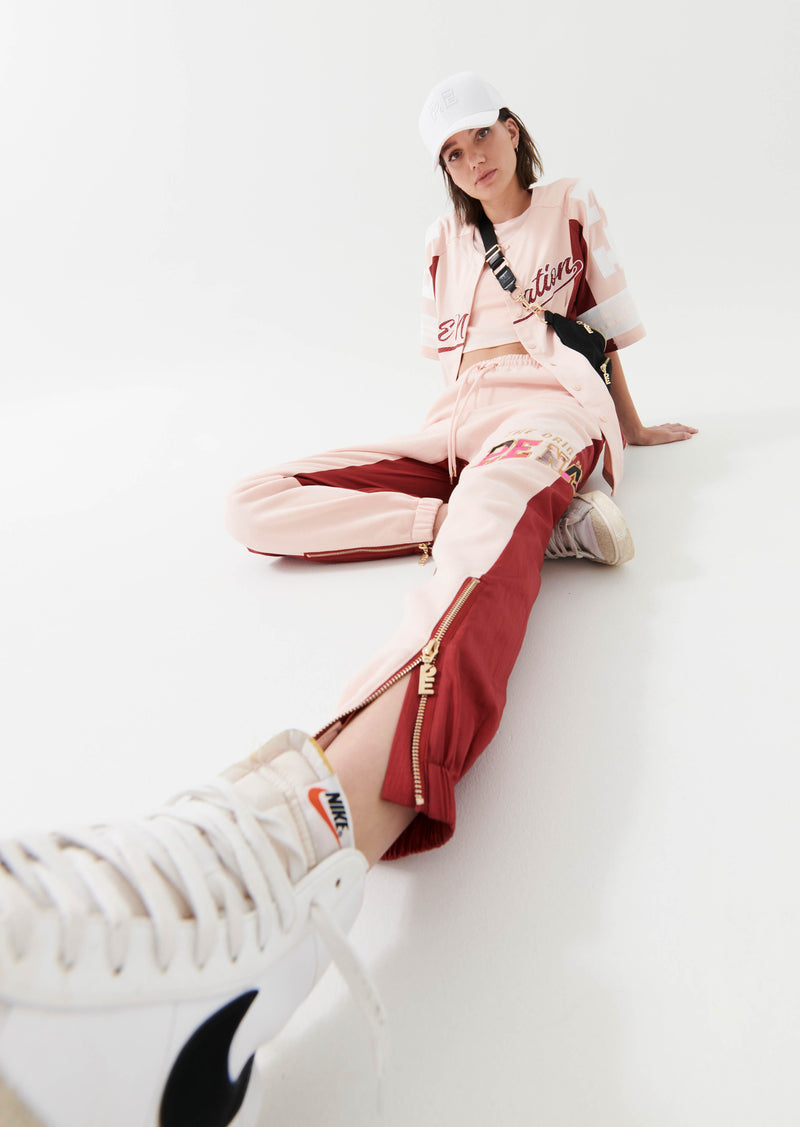 DOUBLE UNDER TRACKPANT IN CANDY