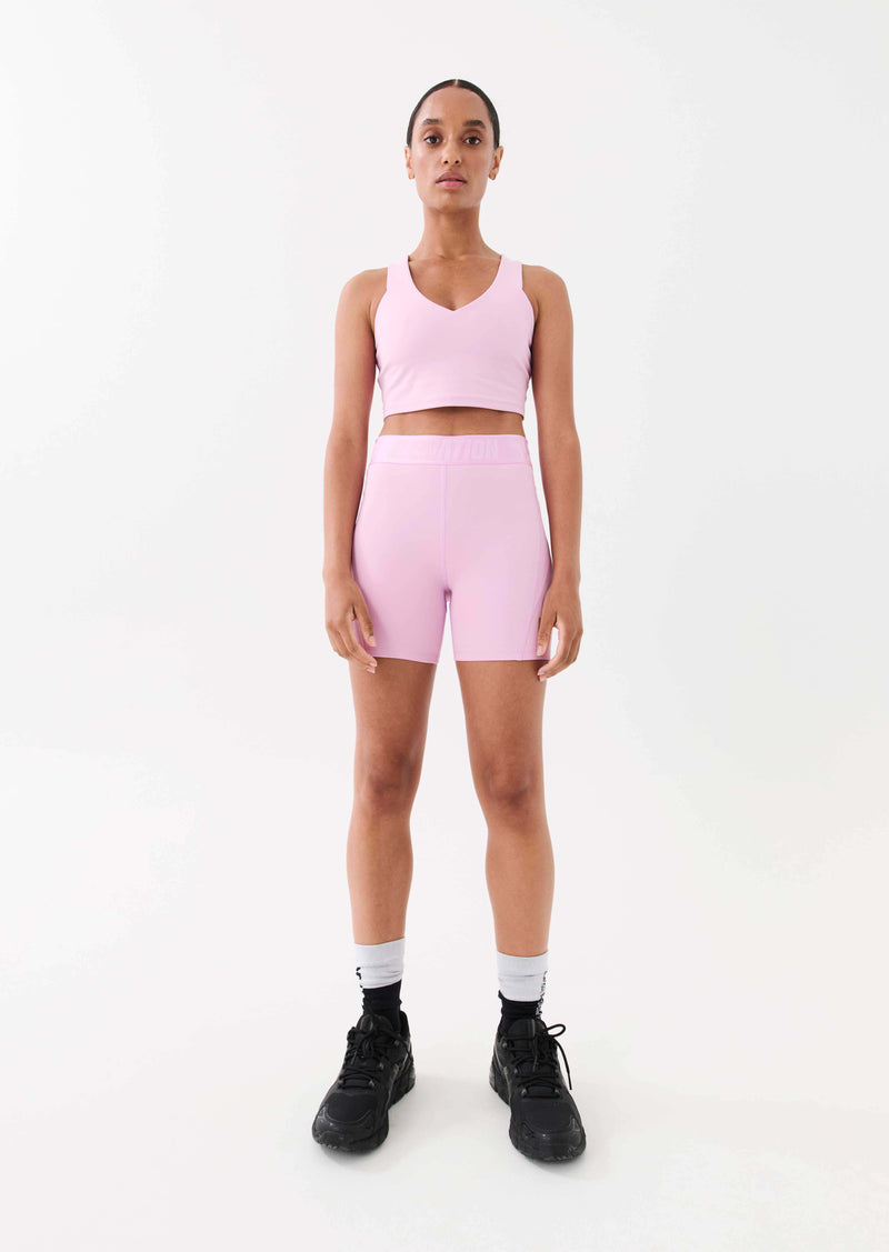 FULL COUNT SPORTS BRA IN PINK LAVENDER