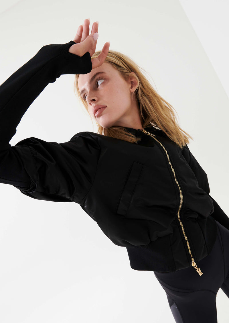 REVOLVE JACKET IN BLACK