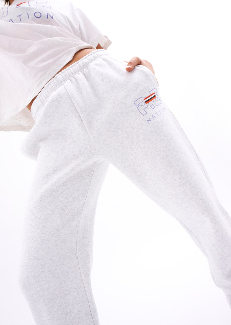 TRACK TEAM TRACKPANT IN GREY MARLE