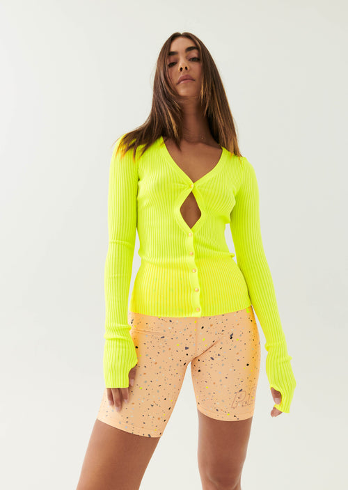 ALIGNMENT LS KNIT IN YELLOW