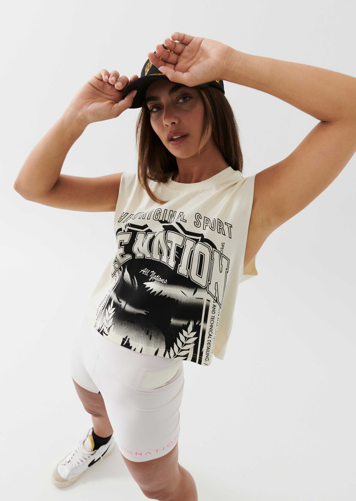 LAYBACK TANK IN WINTER WHITE