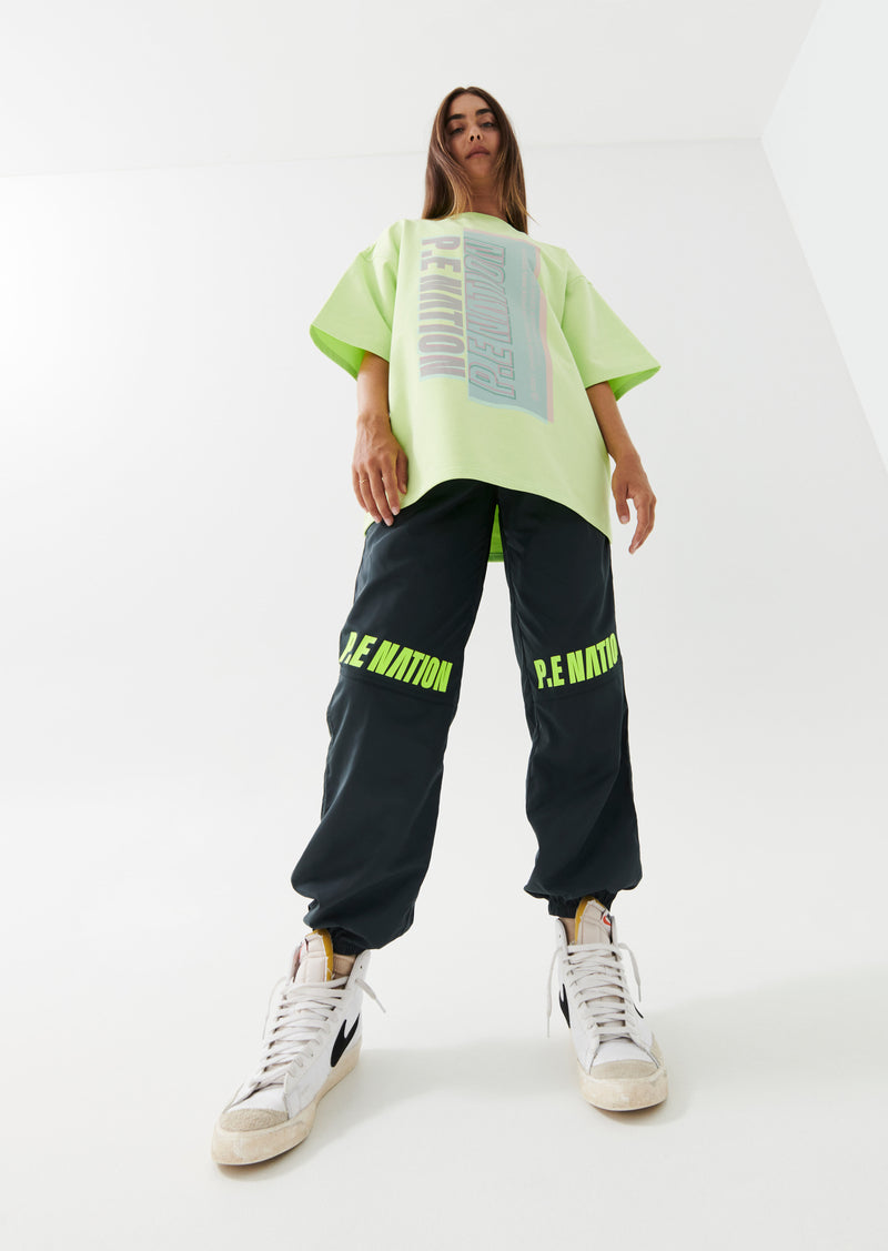 ALIGNMENT TEE IN MAJESTIC LIME