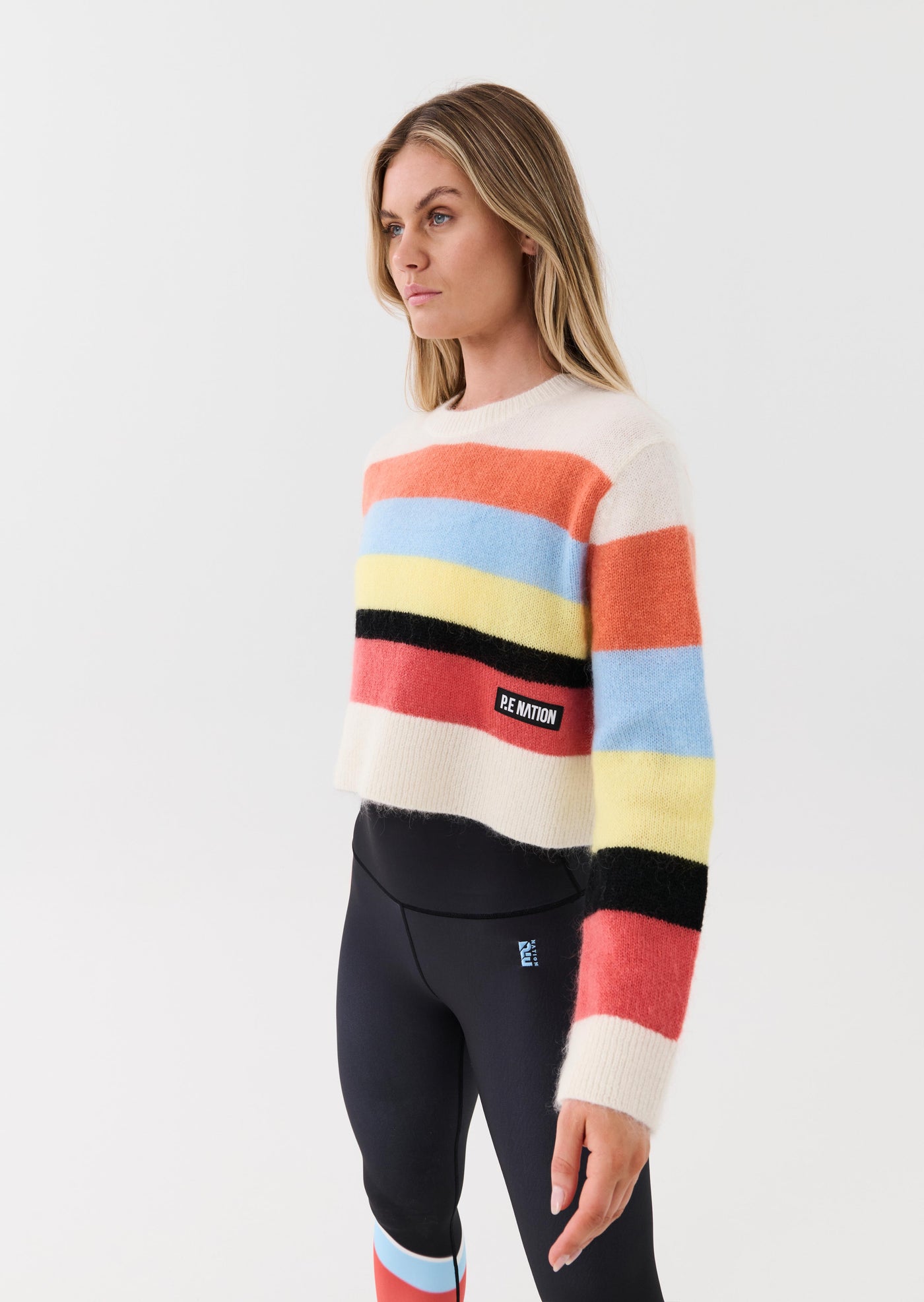 FANOSTUDIOS STRIPED KNIT SWEATER-