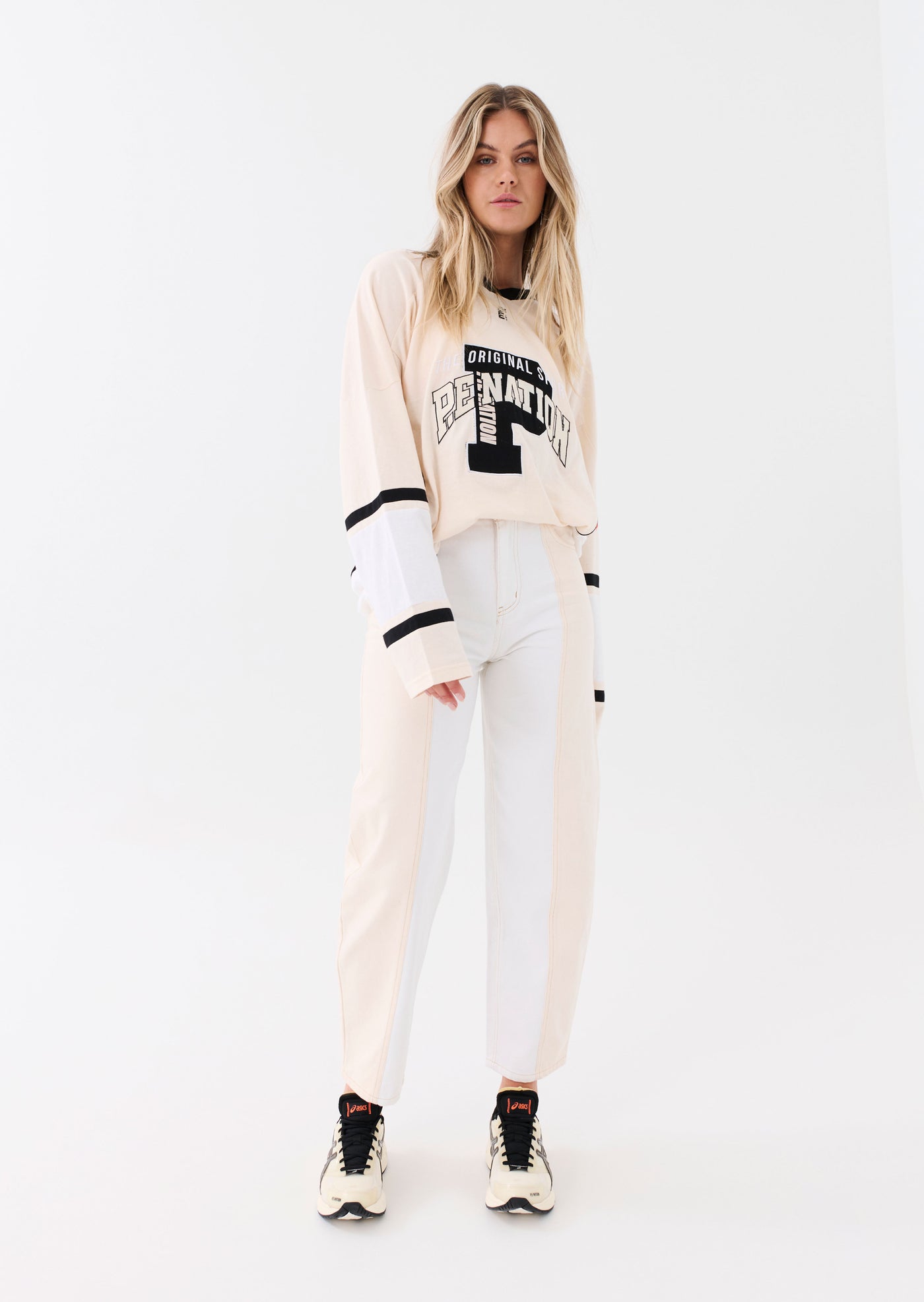 REFRAME PANT IN OPTIC WHITE