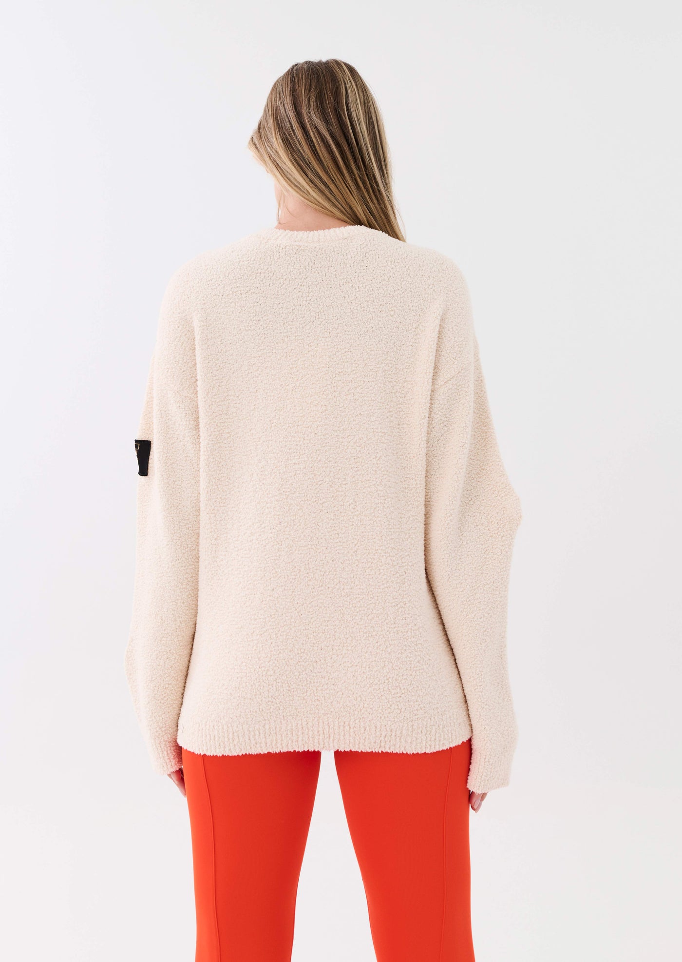 HERITAGE KNIT SWEAT IN PEARLED IVORY