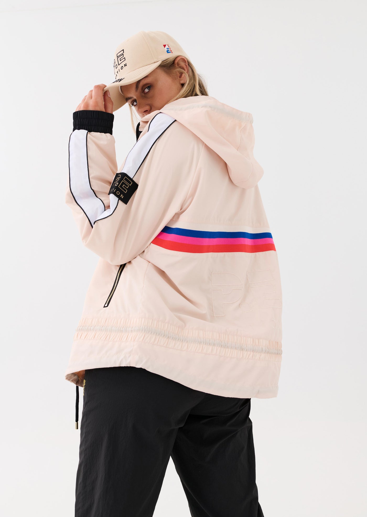 MAN DOWN JACKET IN PEARLED IVORY
