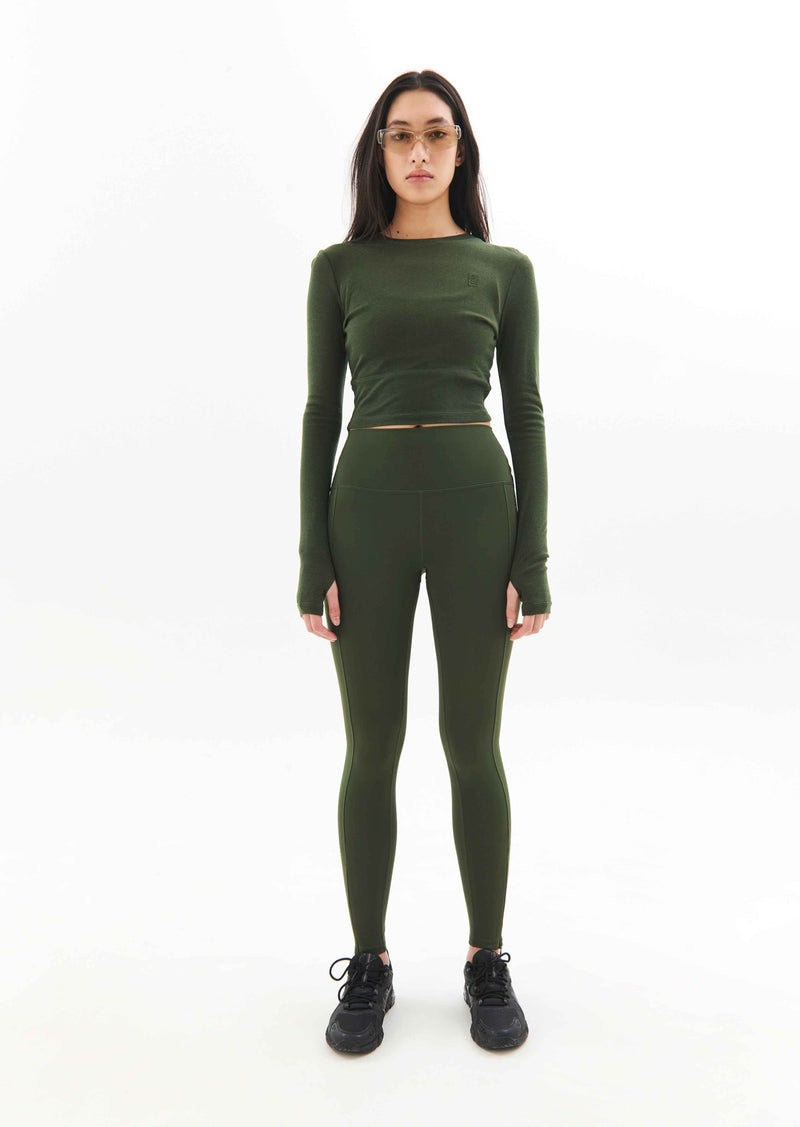 FREE PLAY LS TOP IN RIFLE GREEN