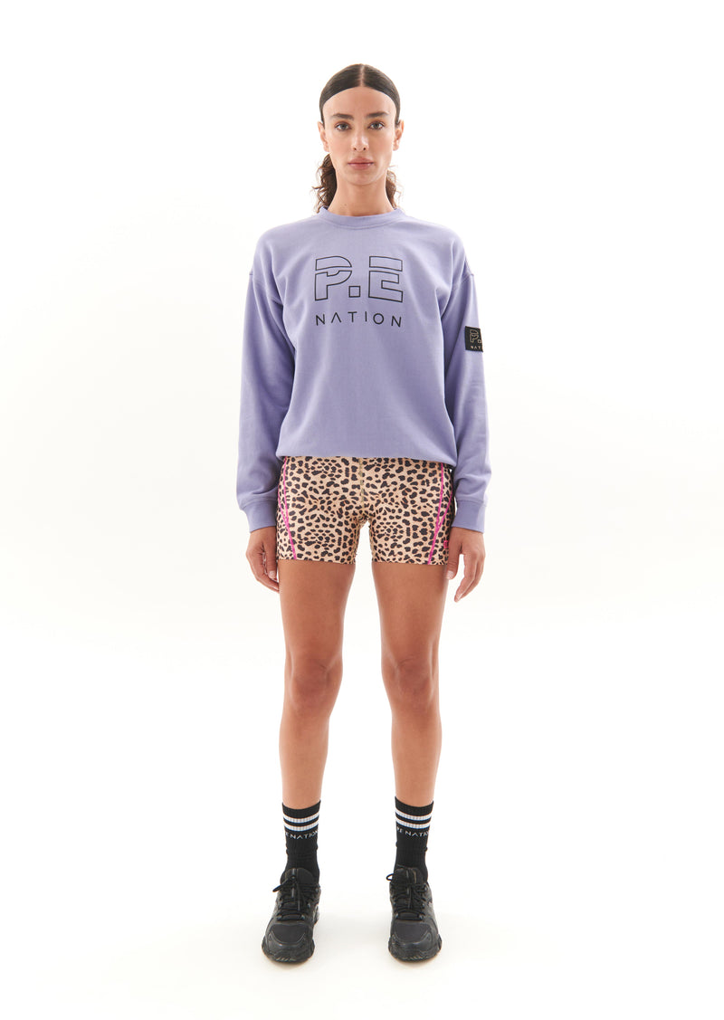 HEADS UP SWEAT IN VIOLET