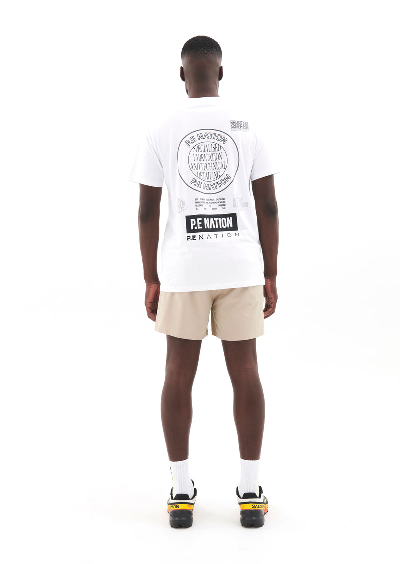 REVOLVE TEE IN OPTIC WHITE