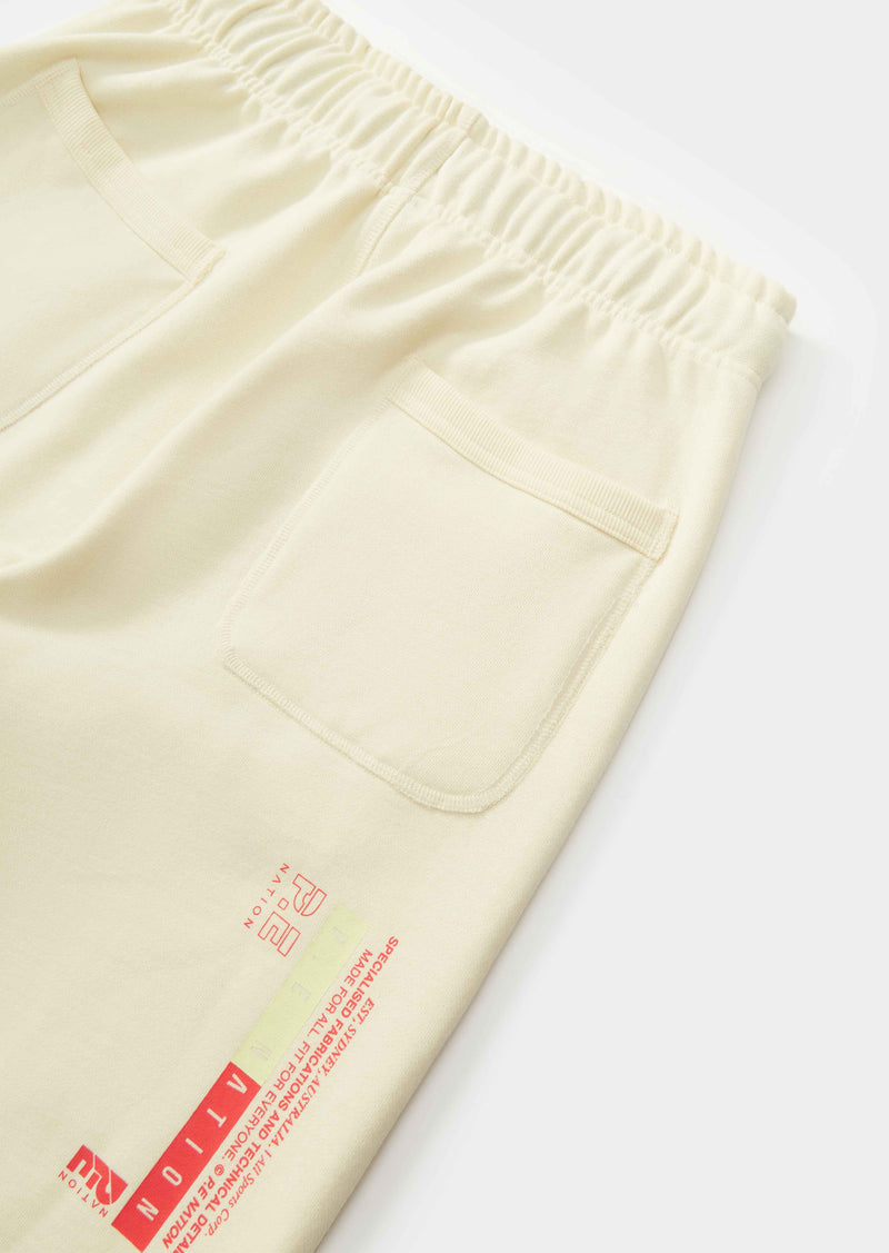 CUTBACK TRACKPANT IN WHITE