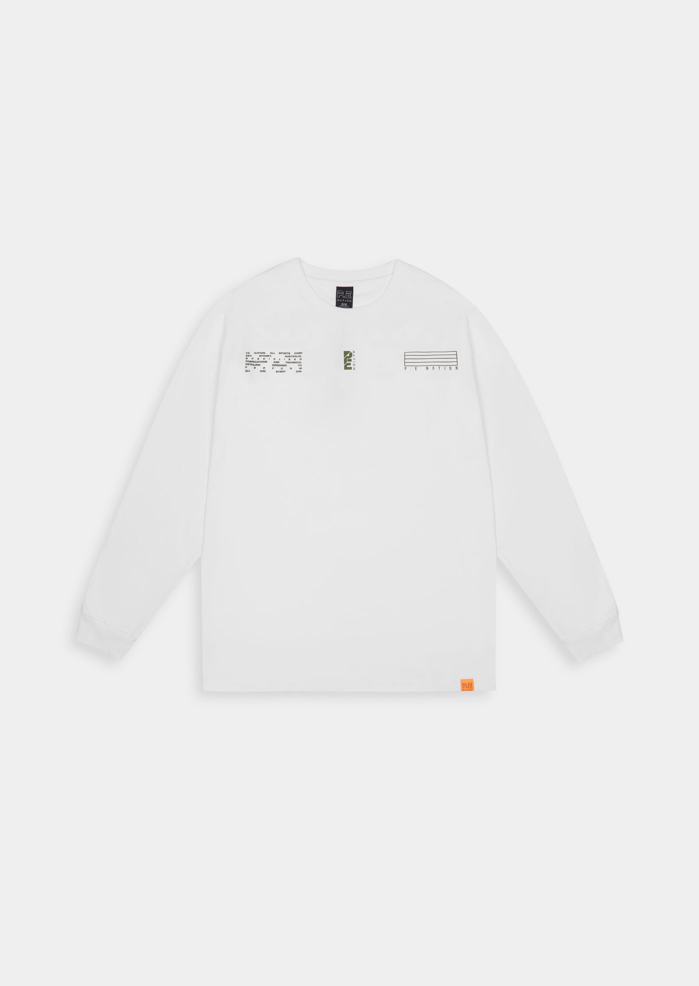 LEVEL LS TEE IN WHITE