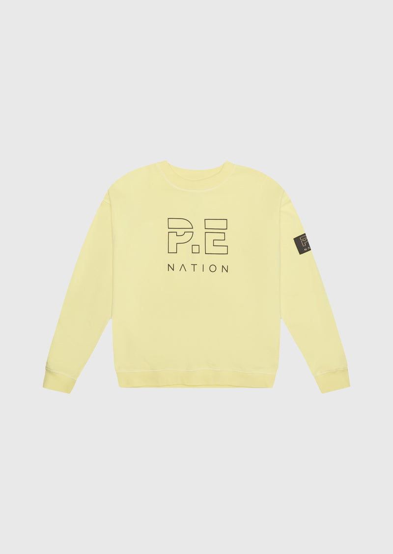 HEADS UP SWEAT IN WAX YELLOW