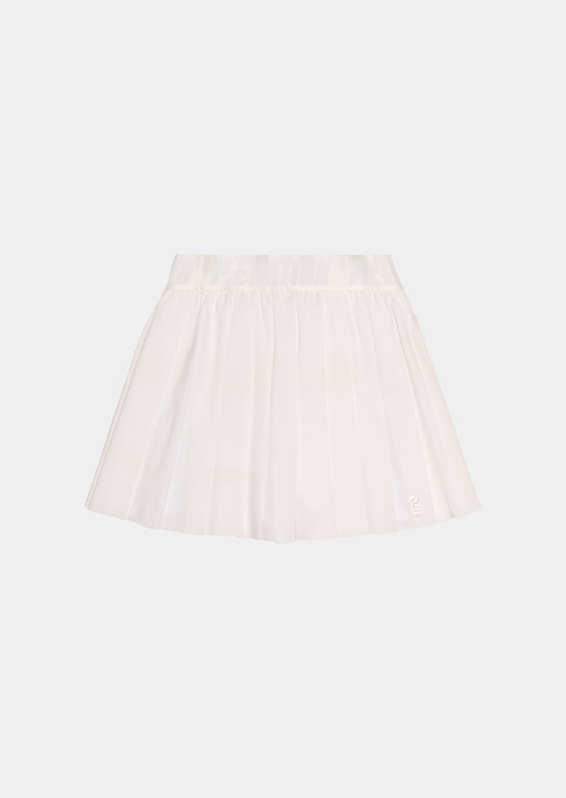 VOLLEY SKIRT IN OPTIC WHITE