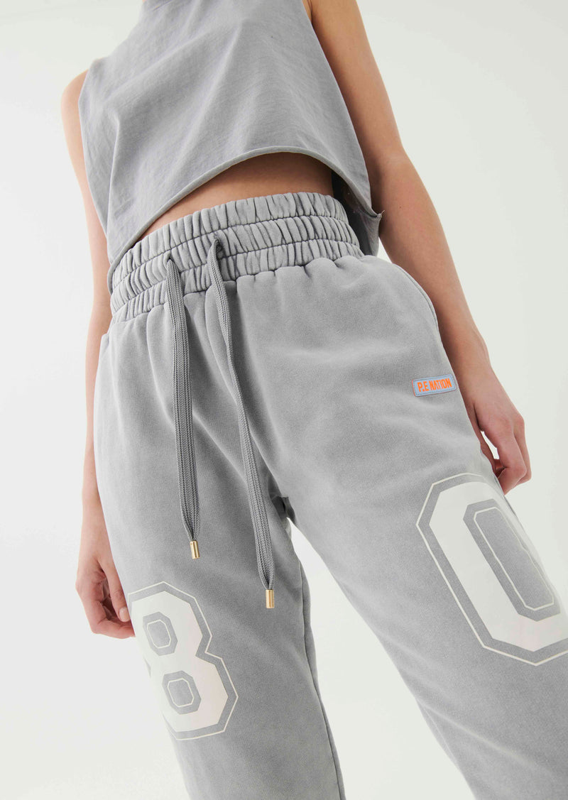 SOLAR TRACKPANT IN SILVER