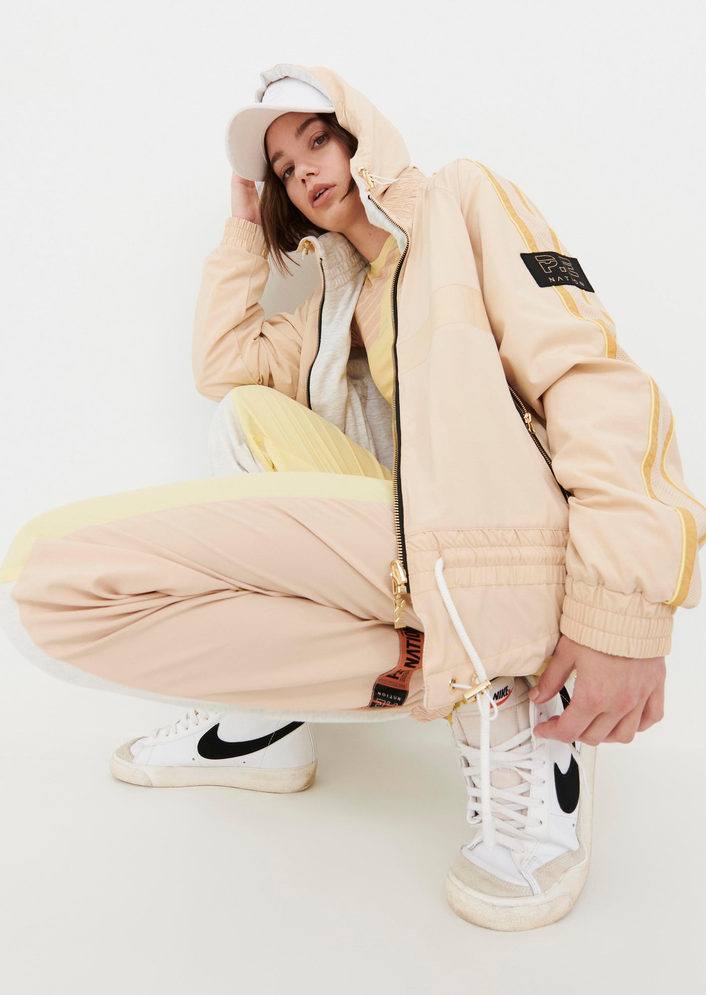 MAN DOWN REVERSIBLE JACKET IN WHEAT