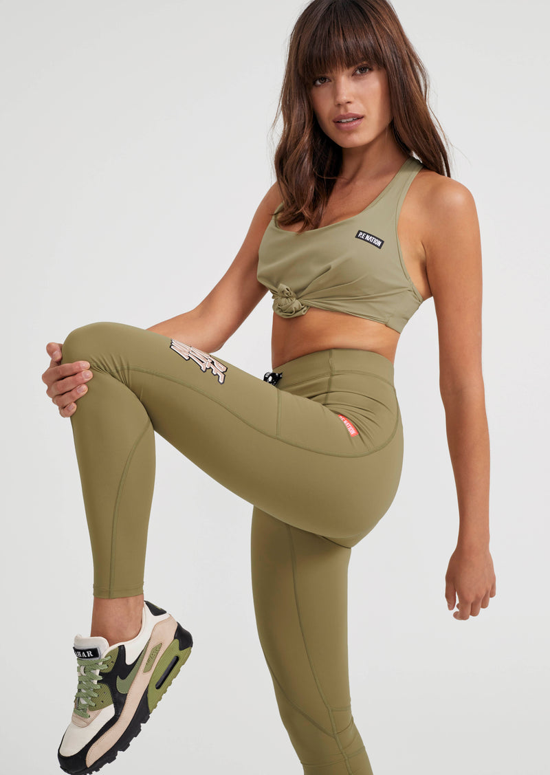 REGAIN LEGGING IN OLIVE