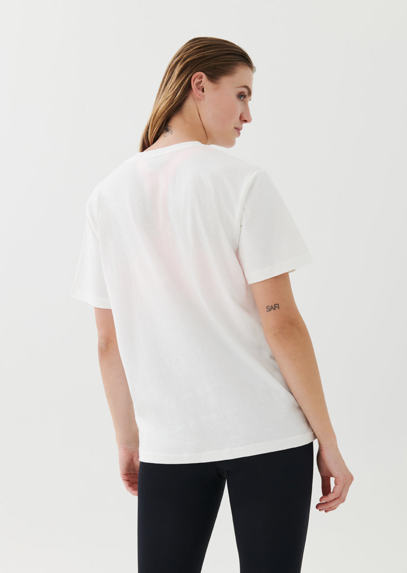 RUN ABOUT TEE IN WHITE