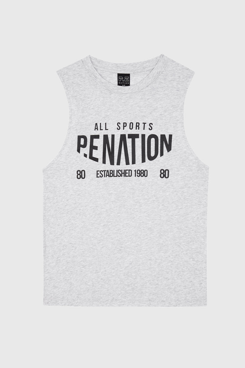 BOX OUT TANK IN GREY