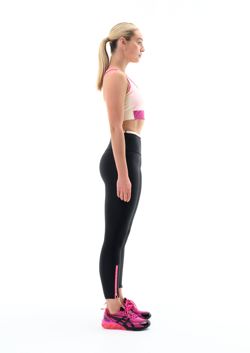 STEADY RUN LEGGING IN BRIGHT PINK