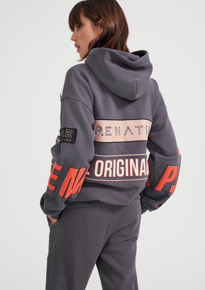 WESTBROOK HOODIE IN CHARCOAL